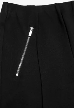 Jerseybukser med syede pressefolder Lisa