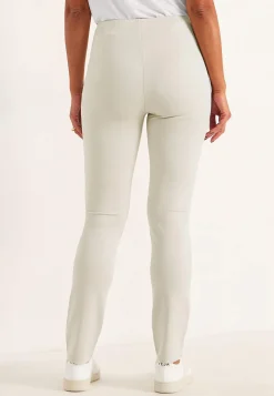 Jerseybukser med syede pressefolder Lisa