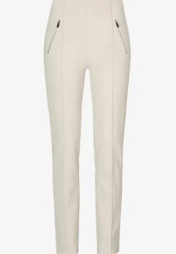 Jerseybukser med syede pressefolder Lisa