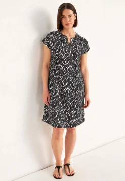 Jerseykjole med bindebånd