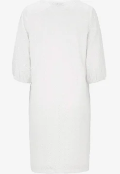 Jerseykjole med hulbroderi