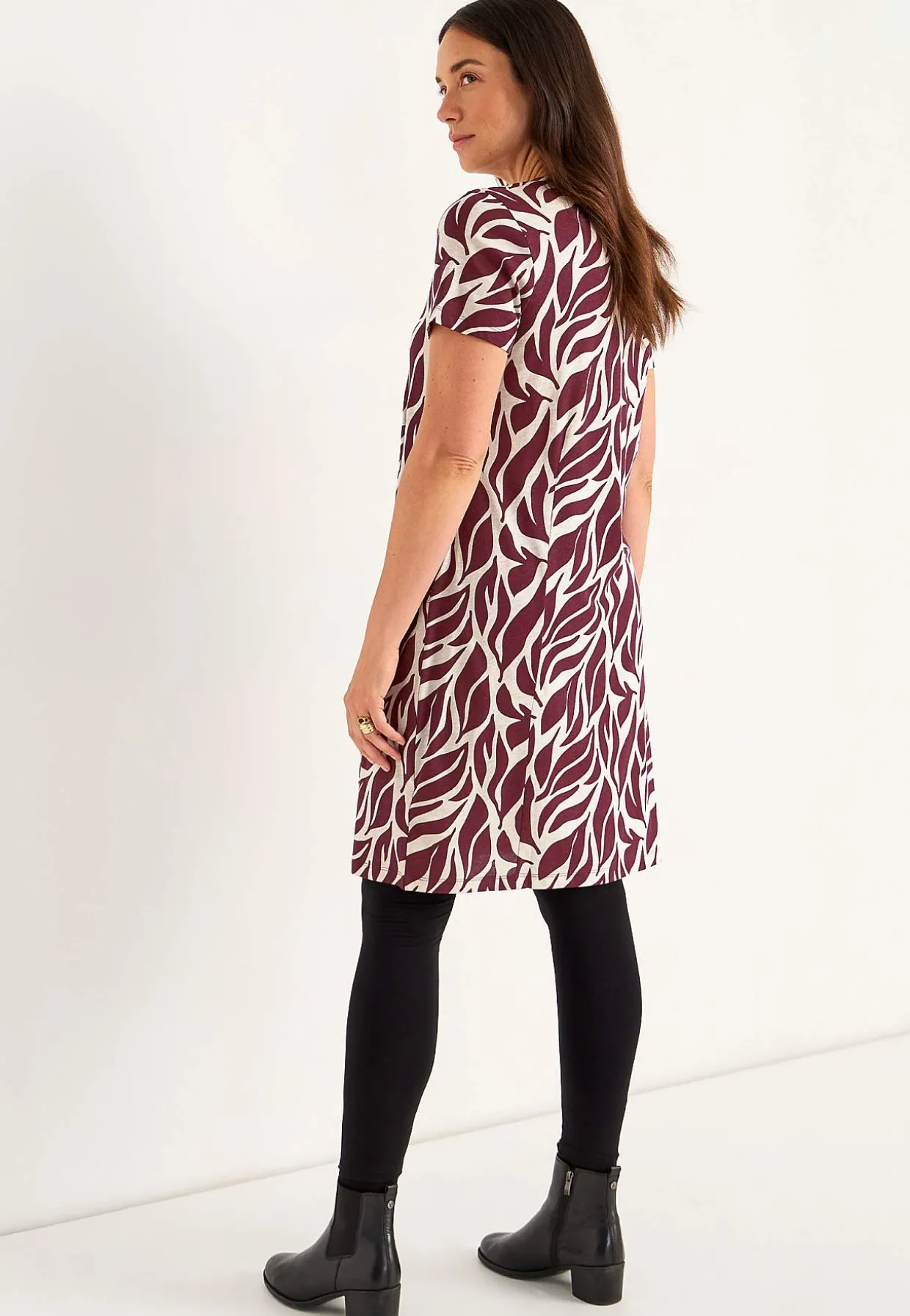 Jerseykjole med lommer