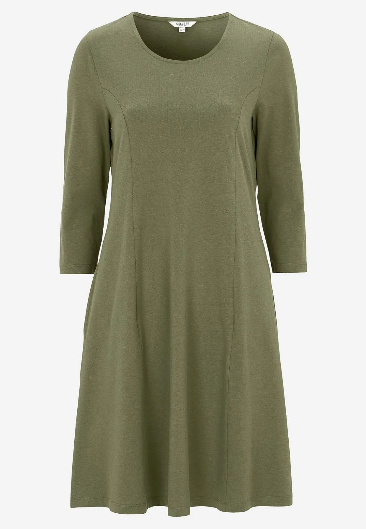 Jerseykjole med lommer