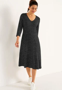 Jerseykjole med lommer