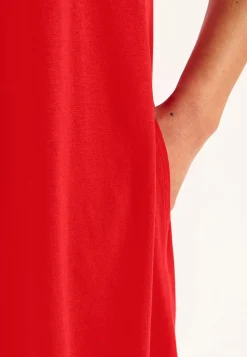 Jerseykjole med lommer