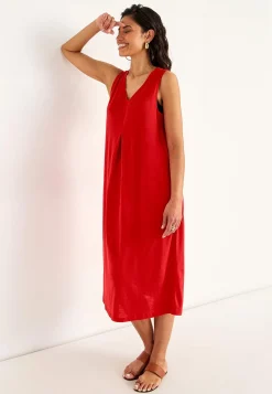 Jerseykjole med lommer