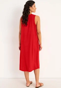 Jerseykjole med lommer