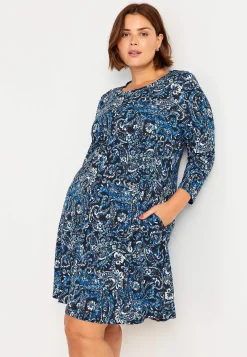 Jerseykjole med lommer