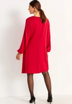 Jerseykjole med rynkedetalje | Cellbes