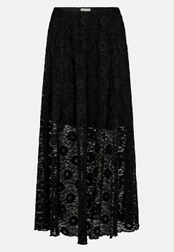 Jerseynederdel i blonde