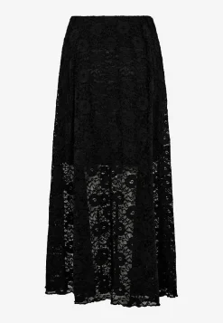 Jerseynederdel i blonde