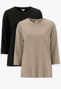 Jerseytop i økologisk bomuld 2-pack