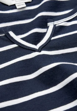 Jerseytop med 3/4 lange ærmer