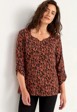 Jerseytop med 3/4 lange ærmer | Cellbes