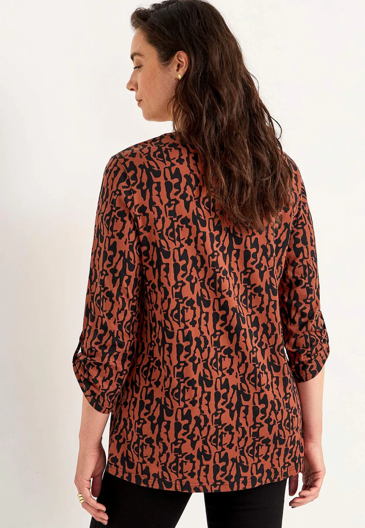 Jerseytop med 3/4 lange ærmer | Cellbes