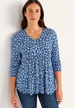 Jerseytop med 3/4 ærme | Cellbes