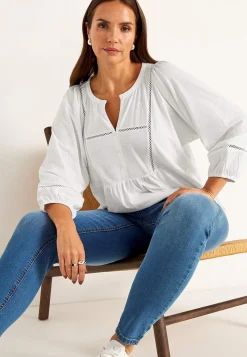 Jerseytop med boho stil