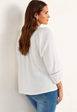 Jerseytop med boho stil