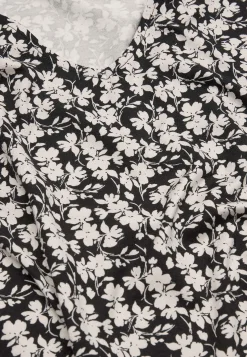 Jerseytop med flagrende ærmer