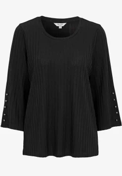 Jerseytop med knapper