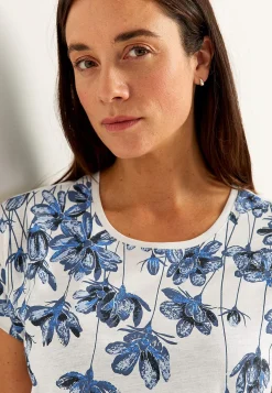 Jerseytop med korte ærmer