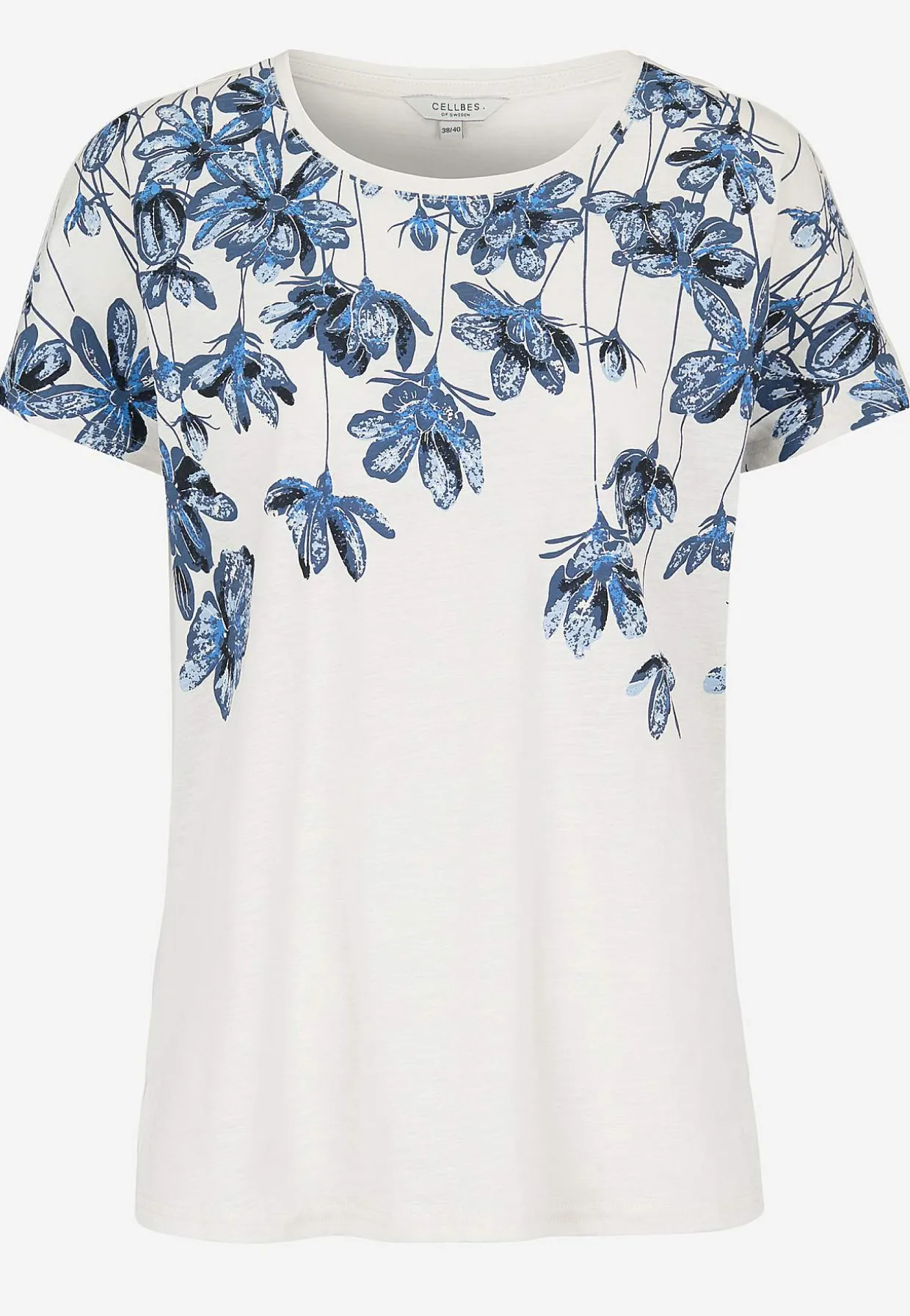 Jerseytop med korte ærmer