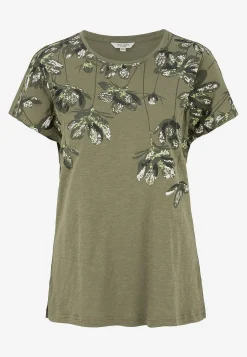 Jerseytop med korte ærmer