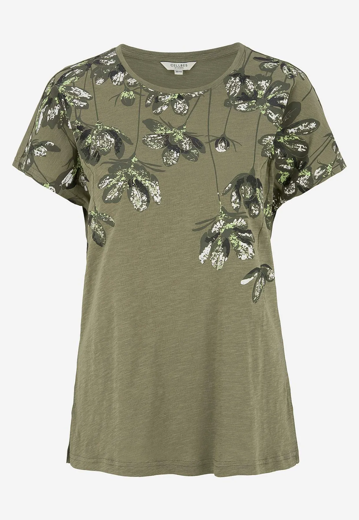 Jerseytop med korte ærmer