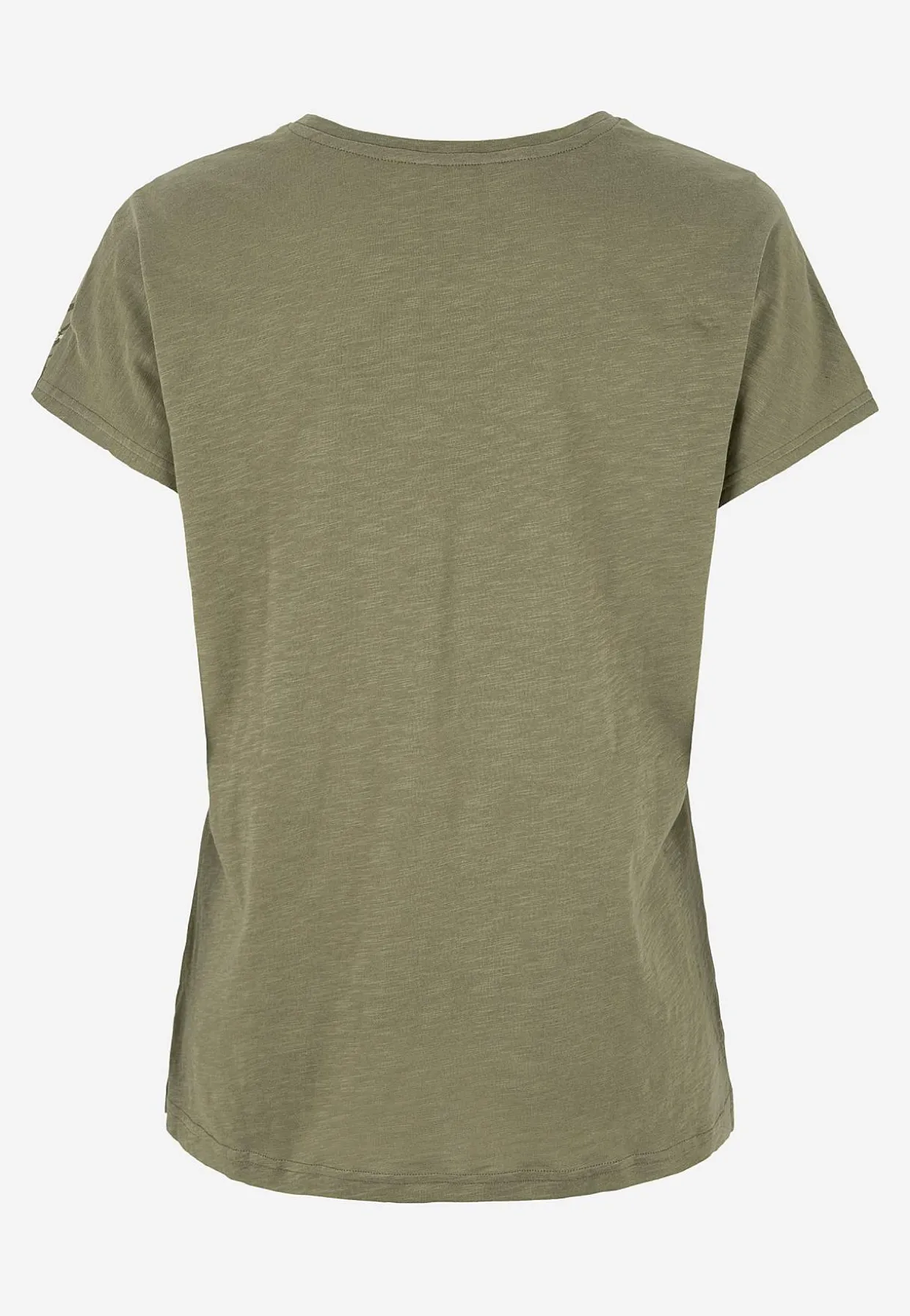 Jerseytop med korte ærmer