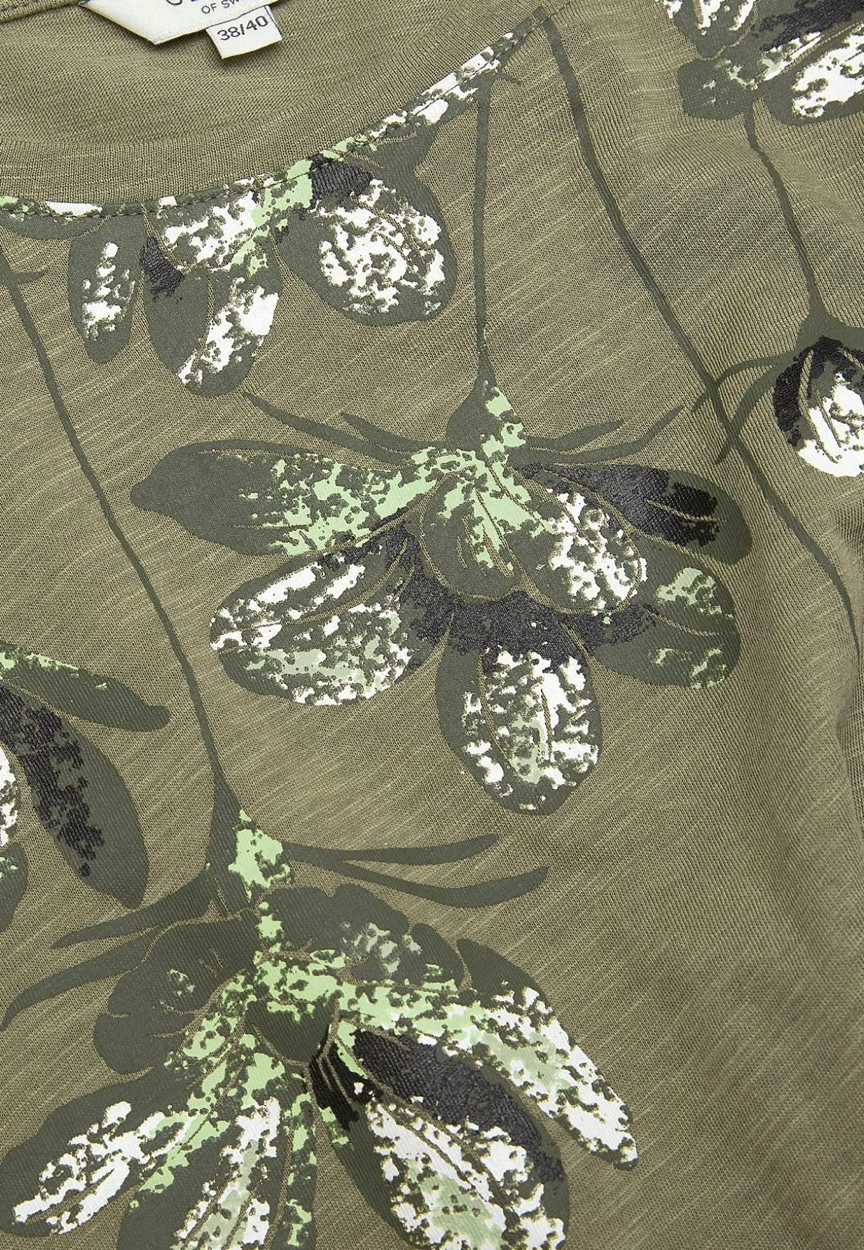 Jerseytop med korte ærmer