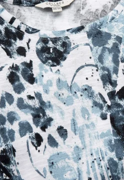 Jerseytop med korte ærmer