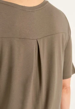 Jerseytop med korte ærmer