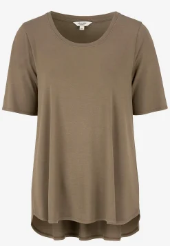 Jerseytop med korte ærmer