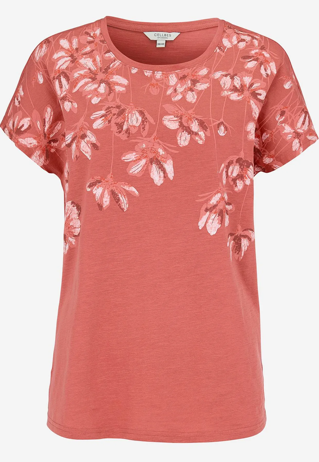 Jerseytop med korte ærmer