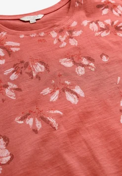 Jerseytop med korte ærmer