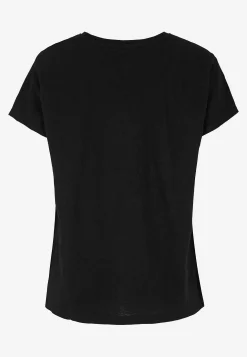 Jerseytop med korte ærmer