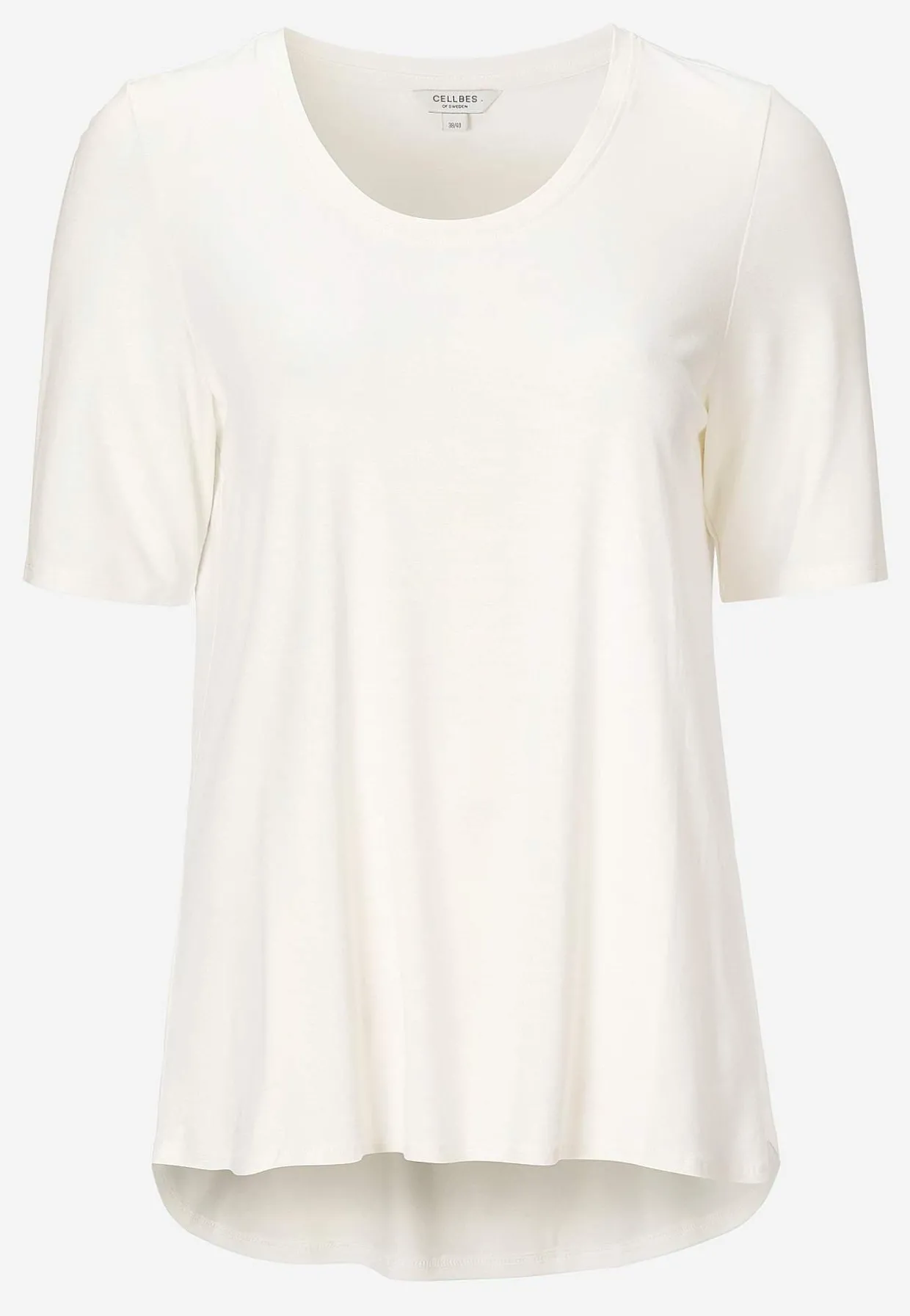 Jerseytop med korte ærmer