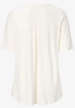 Jerseytop med korte ærmer