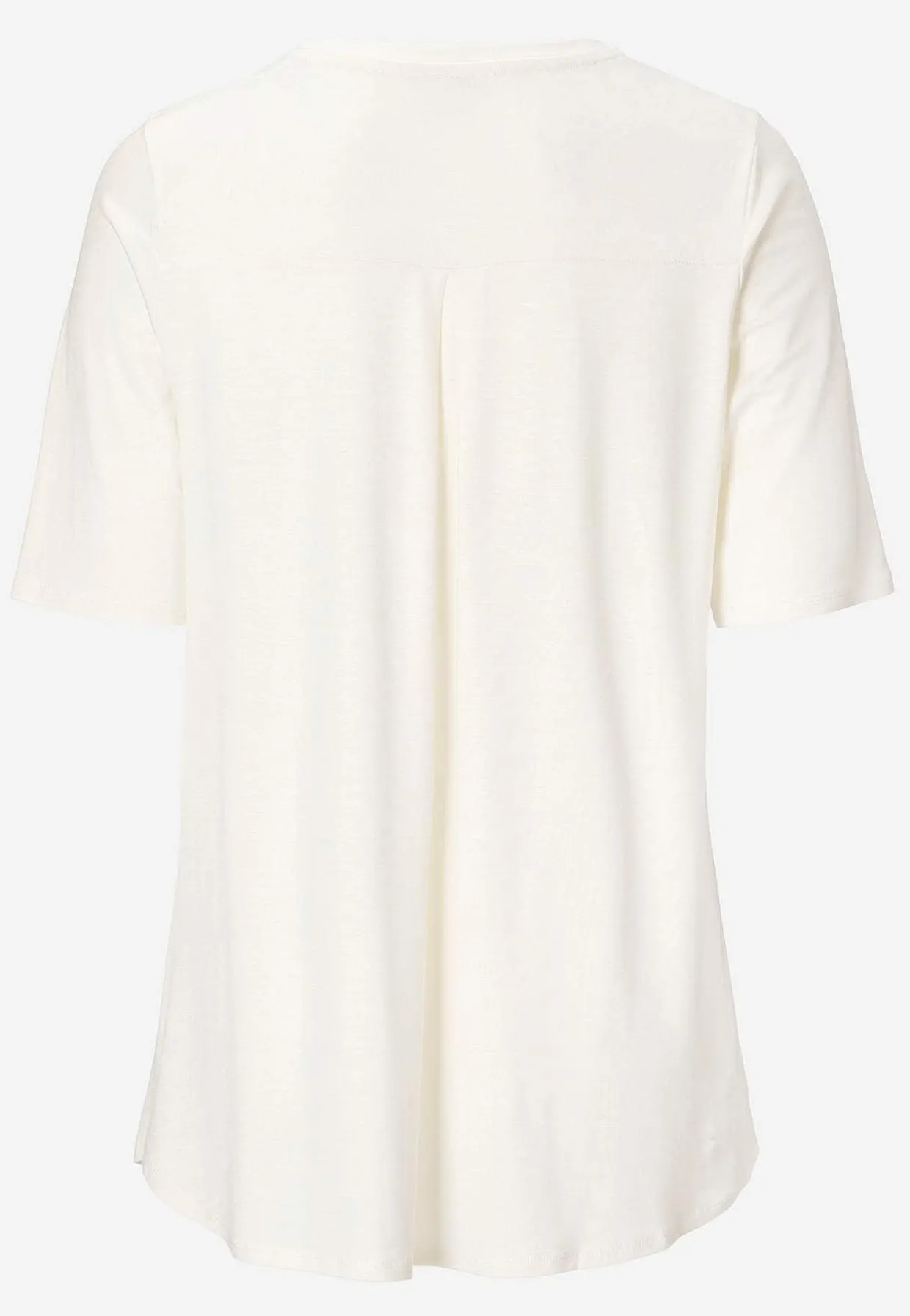 Jerseytop med korte ærmer