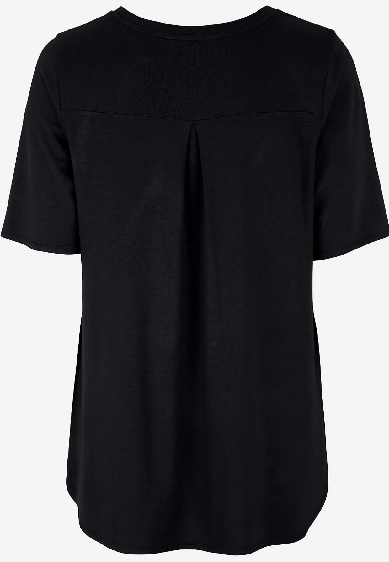 Jerseytop med korte ærmer