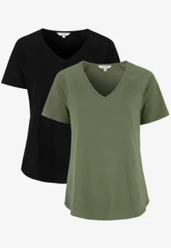 Jerseytop med raglanærme Alex 2-pack