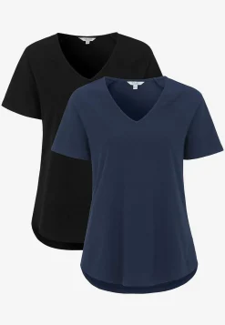 Jerseytop med raglanærme Alex 2-pack | Cellbes