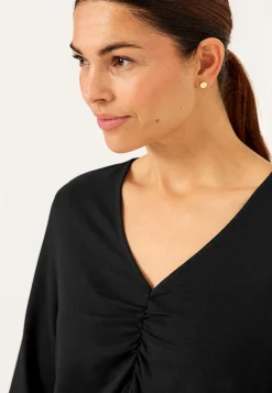 Jerseytop med rynkedetaljer | Cellbes