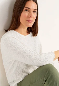 Jerseytop med struktur