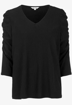 Jerseytop med struktur