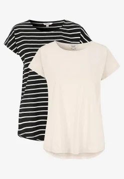 Jerseytoppe med korte ærmer 2-pack | Cellbes