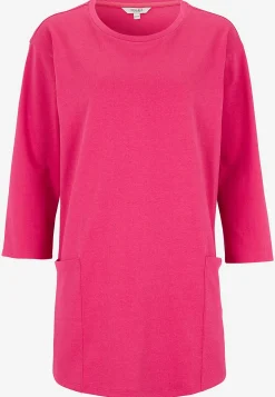 Jerseytunika i økologisk bomuld med lommer