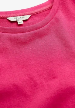 Jerseytunika i økologisk bomuld med lommer