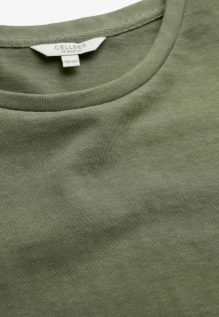 Jerseytunika i økologisk bomuld med lommer