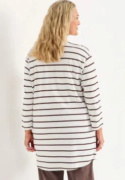 Jerseytunika i økologisk bomuld med lommer